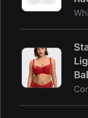 HSIA Red Underwire Balconette Bra - Women Intimates
